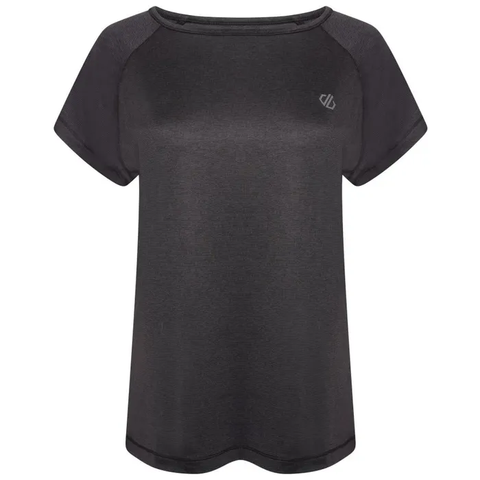 Dare 2b Deftly Workout Tee Black Marl Women Gym Tops