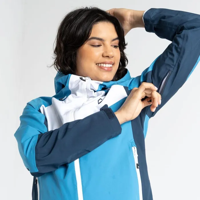 Dare 2b Excalibar Ski Jacket Swedish Blue Women Waterproof Jackets