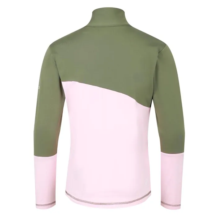 Dare 2b Formate III Core Stretch Midlayer Rose Pink Green Kids Fleece