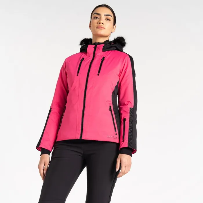 Dare 2b Frenzied Ski Jacket Hot Pink Women Insulated Jackets