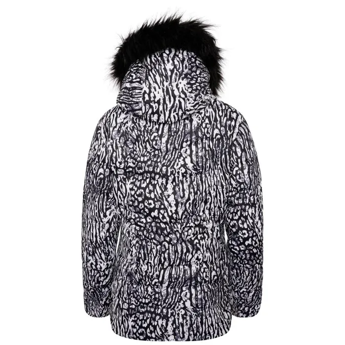 Dare 2b Glamorize II Waterproof Ski Jacket Black White Wild Thing Print Women Waterproof Jackets