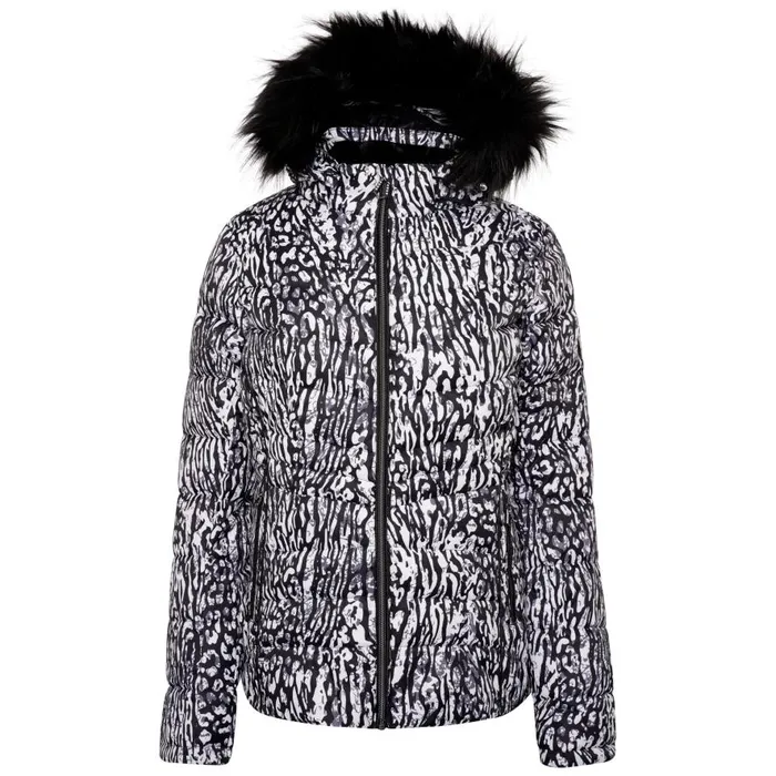 Dare 2b Glamorize II Waterproof Ski Jacket Black White Wild Thing Print Women Waterproof Jackets