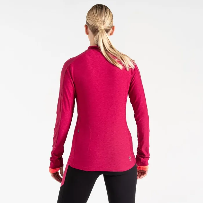 Dare 2b Gravitate Jersey Berry Marl Neon Pink Women Gym Tops