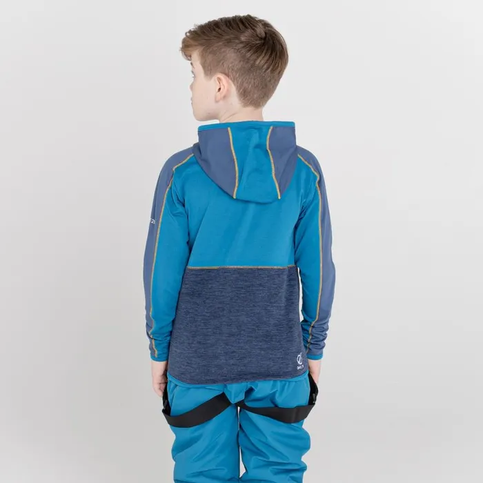 Dare 2b Hasty III Recycled Core Stretch Dark Methyl Nightfall Navy Marl Kids Fleece
