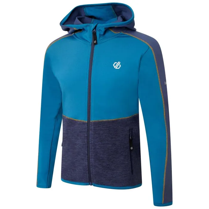 Dare 2b Hasty III Recycled Core Stretch Dark Methyl Nightfall Navy Marl Kids Fleece