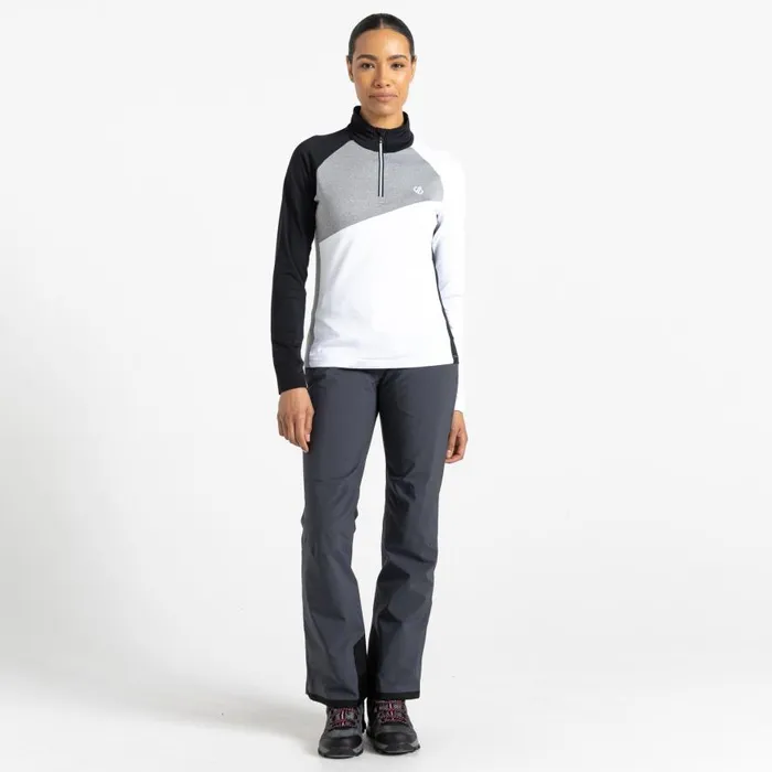 Dare 2b Ice Core Stretch Midlayer White Ash Grey Women Midlayers
