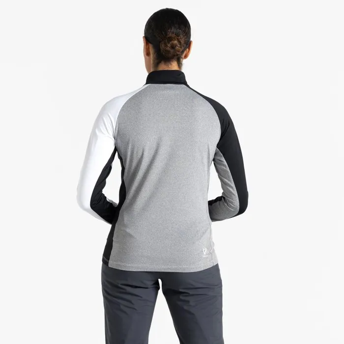 Dare 2b Ice Core Stretch Midlayer White Ash Grey Women Midlayers