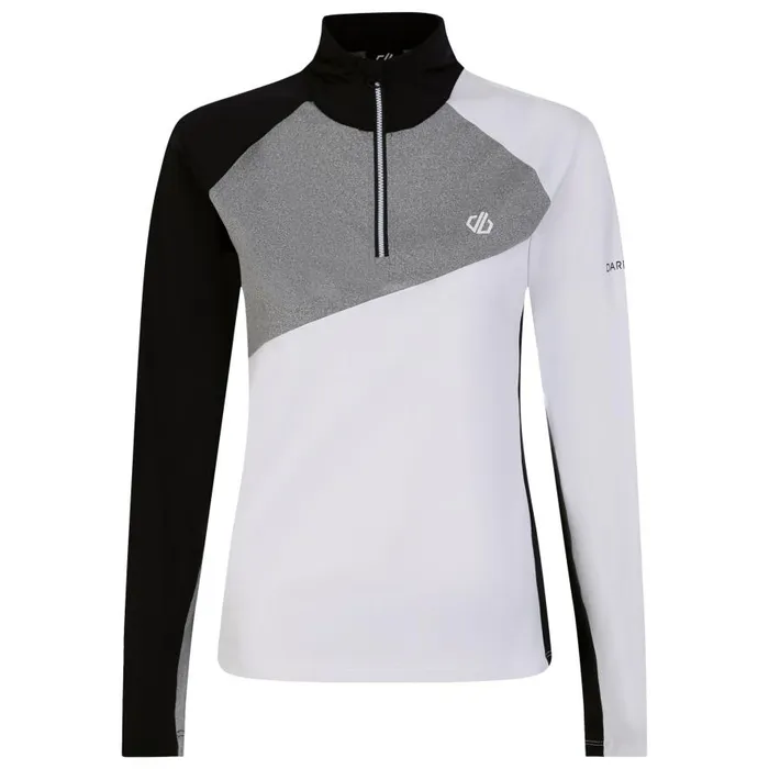 Dare 2b Ice Core Stretch Midlayer White Ash Grey Women Midlayers