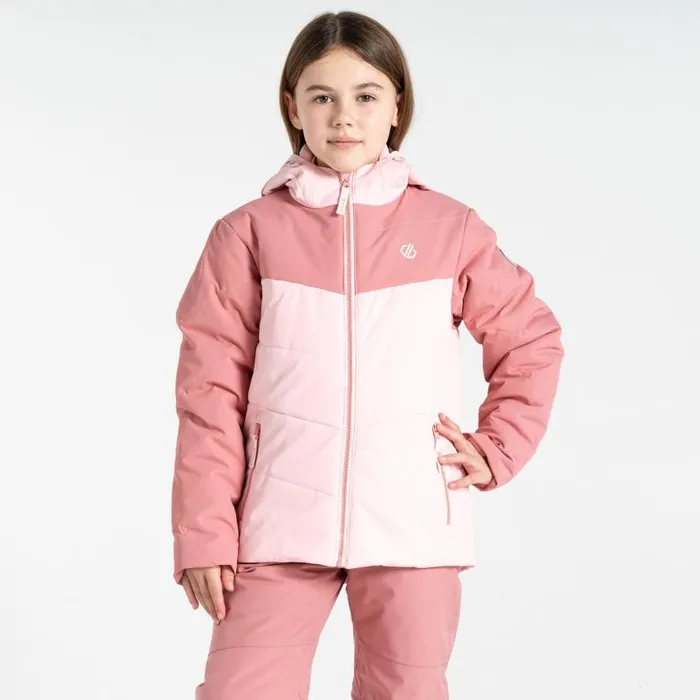 Dare 2b Jolly Puffer Jacket Rose Pink Kids Ski Jackets