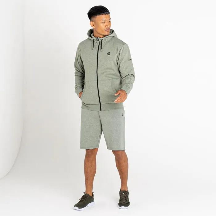 Dare 2b Lounge Out Full Zip Hoodie Agave Marl Men Hoodies and Sweatshirts