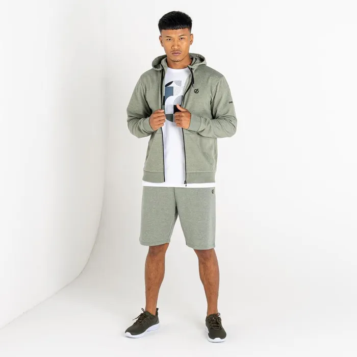 Dare 2b Lounge Out Full Zip Hoodie Agave Marl Men Hoodies and Sweatshirts