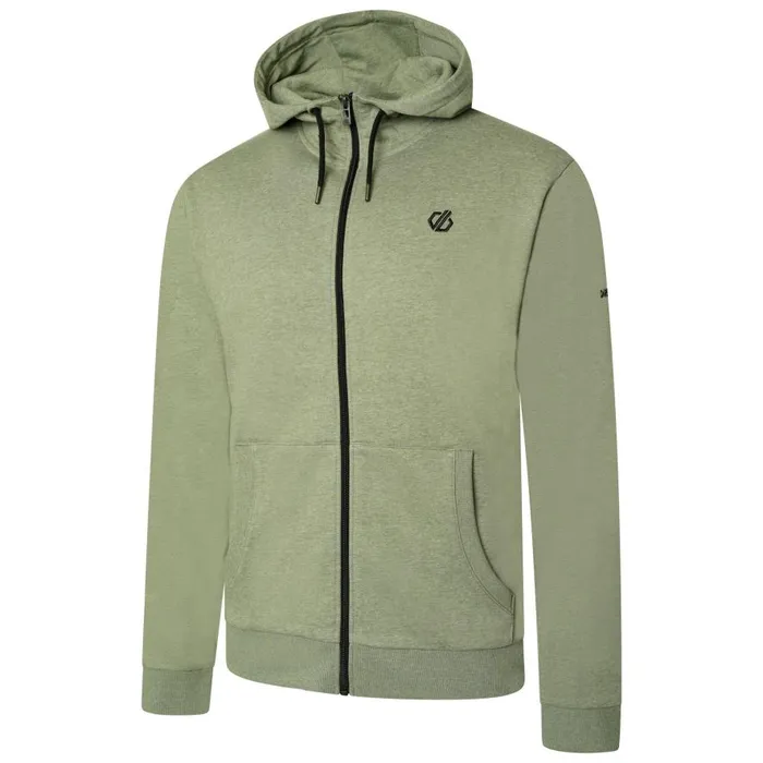 Dare 2b Lounge Out Full Zip Hoodie Agave Marl Men Hoodies and Sweatshirts
