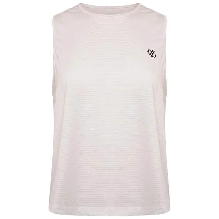 Dare 2b Meditate Cropped Top White Women Gym Tops