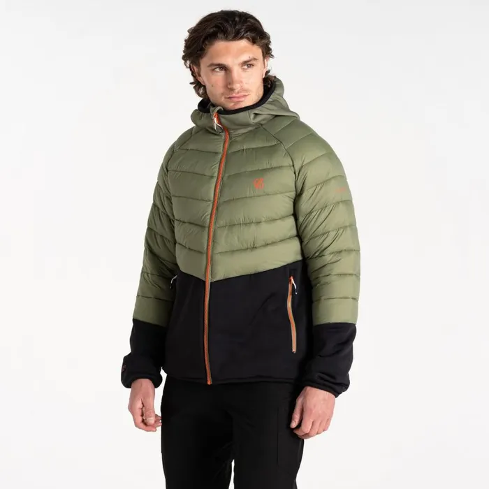 Dare 2b Mountain Series Hybrid Olivine Green Men Insulated Jackets