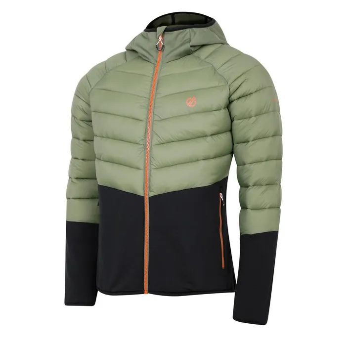 Dare 2b Mountain Series Hybrid Olivine Green Men Insulated Jackets