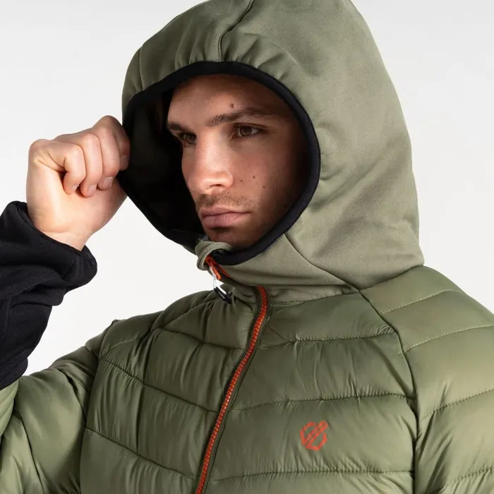 Dare 2b Mountain Series Hybrid Olivine Green Men Insulated Jackets