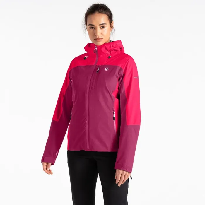 Dare 2b Mountain Series Waterproof Jacket Berry Neon Pink Women Waterproof Jackets