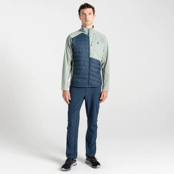 Dare 2b Mountaineer Hybrid Jacket Green Moonlight Denim Men Lightweight Jackets