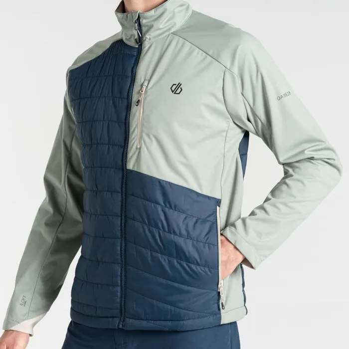 Dare 2b Mountaineer Hybrid Jacket Green Moonlight Denim Men Lightweight Jackets
