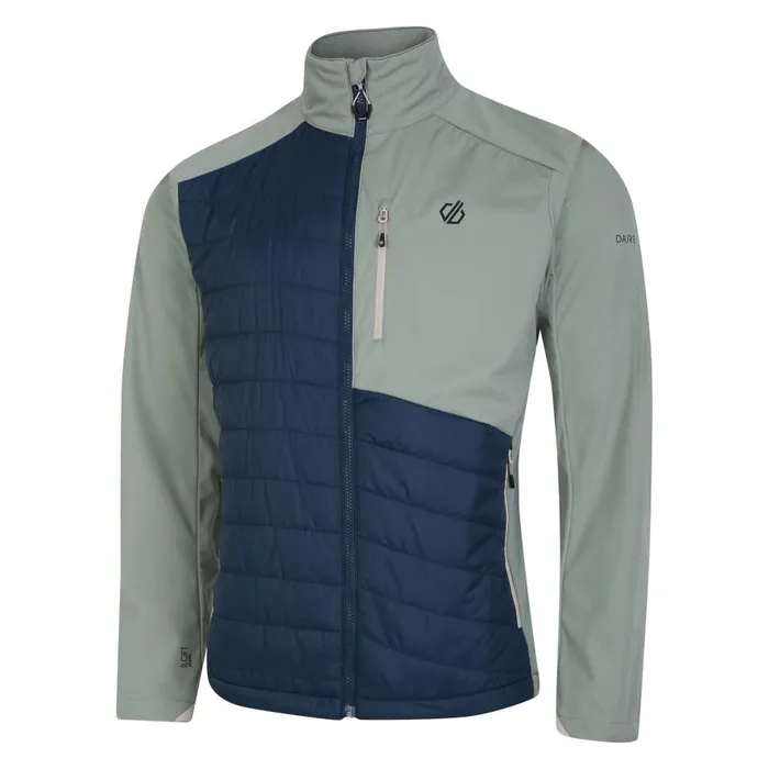 Dare 2b Mountaineer Hybrid Jacket Green Moonlight Denim Men Lightweight Jackets