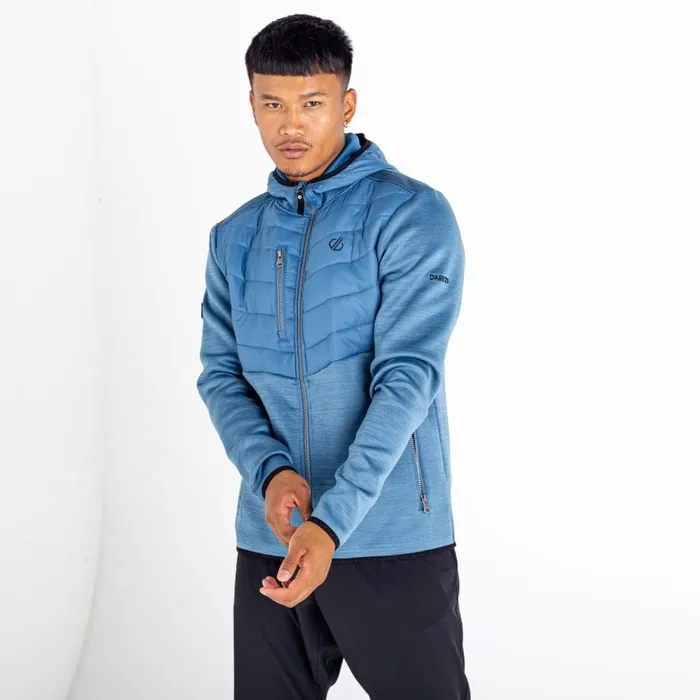 Dare 2b Narrative II Full Zip Sweater Stellar Blue Men Insulated Jackets