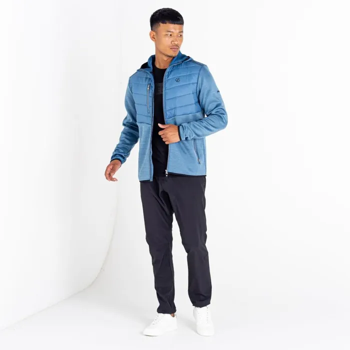 Dare 2b Narrative II Full Zip Sweater Stellar Blue Men Insulated Jackets