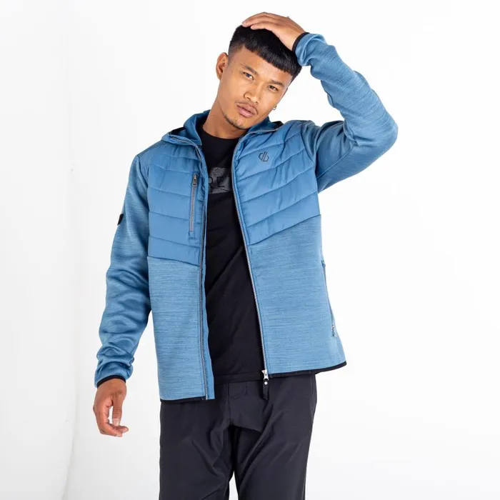 Dare 2b Narrative II Full Zip Sweater Stellar Blue Men Insulated Jackets