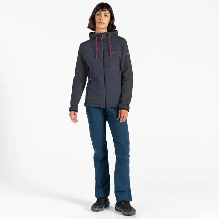 Dare 2b Notion Hybrid Hybrid Jacket Charcoal Grey Marl Women Lightweight Jackets