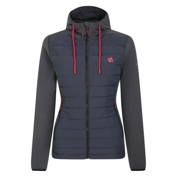Dare 2b Notion Hybrid Hybrid Jacket Charcoal Grey Marl Women Lightweight Jackets