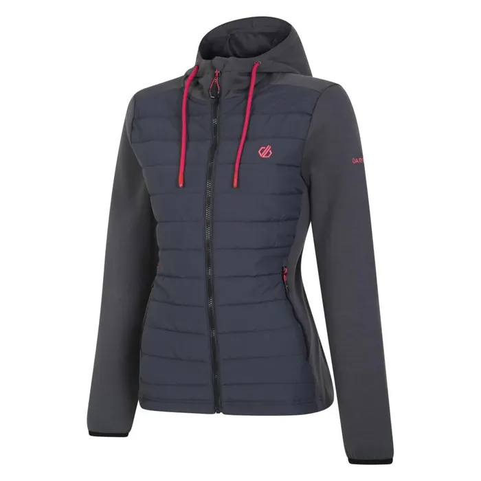 Dare 2b Notion Hybrid Hybrid Jacket Charcoal Grey Marl Women Lightweight Jackets