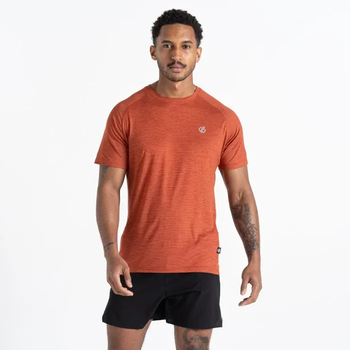 Dare 2b Persist TShirt Burnt Brick Marl Men Gym Tops