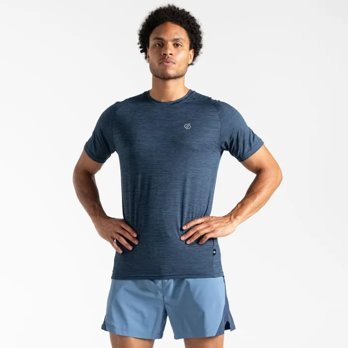 Dare 2b Persist TShirt Moonlight Denim Marl Men Gym Tops