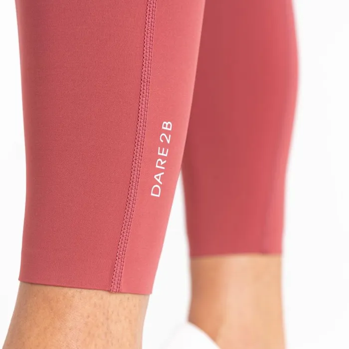 Dare 2b Power HighWaisted Leggings Earth Rose Women Leggings