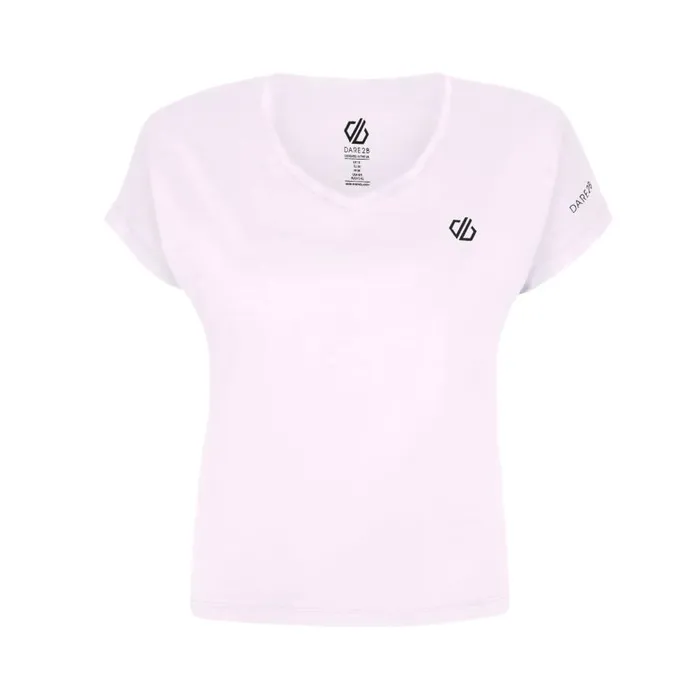 Dare 2b Refining Short Sleeved TShirt White Women Gym Tops