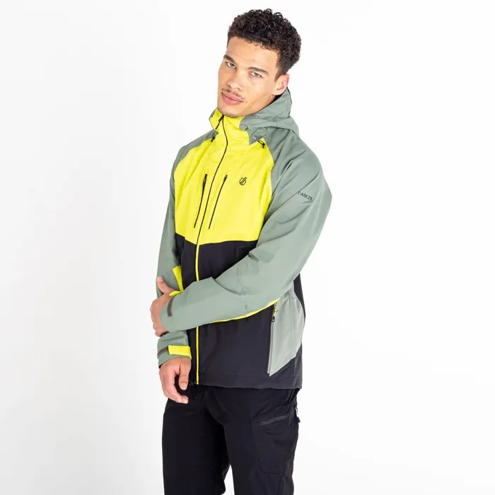 Dare 2b Soaring II Recycled Waterproof Jacket Agave Green Neon Spring Men Waterproof Jackets