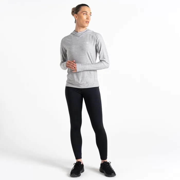 Dare 2b Sprint City Lightweight Hoodie Ash Grey Marl Women Hoodies and Sweatshirts