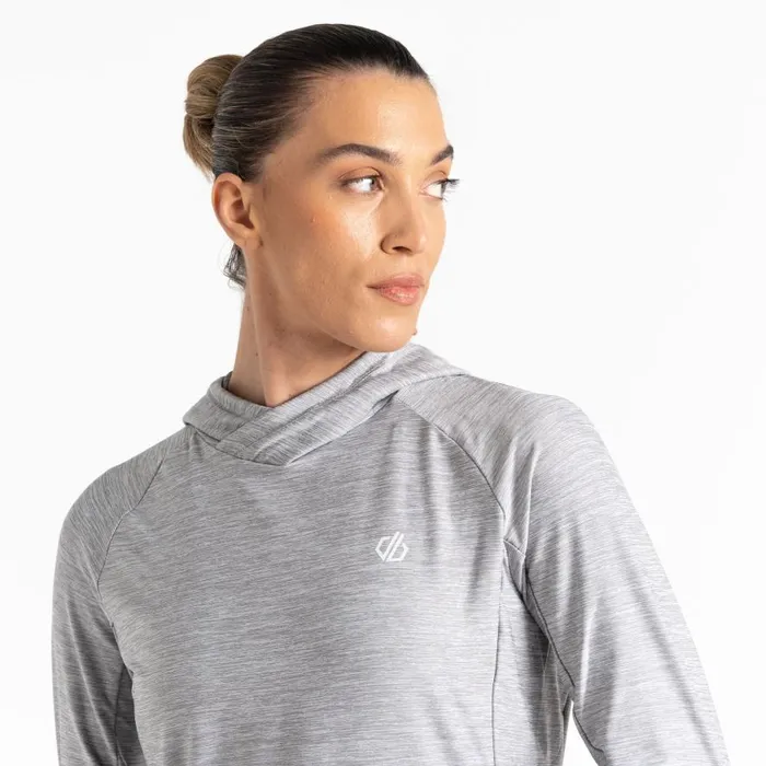 Dare 2b Sprint City Lightweight Hoodie Ash Grey Marl Women Hoodies and Sweatshirts