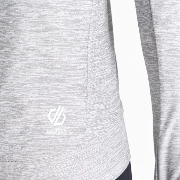 Dare 2b Sprint City Lightweight Hoodie Ash Grey Marl Women Hoodies and Sweatshirts