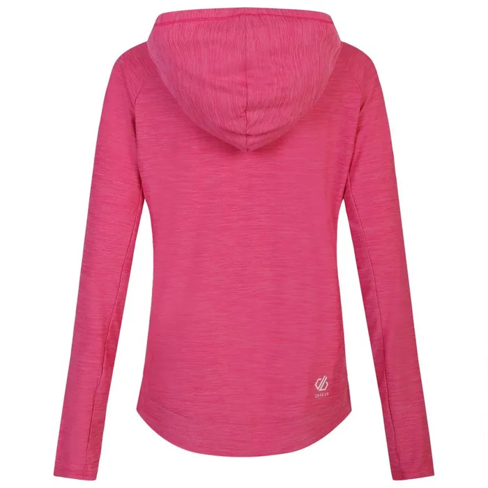 Dare 2b Sprint City Lightweight Hoodie Pure Pink Marl Women Hoodies and Sweatshirts