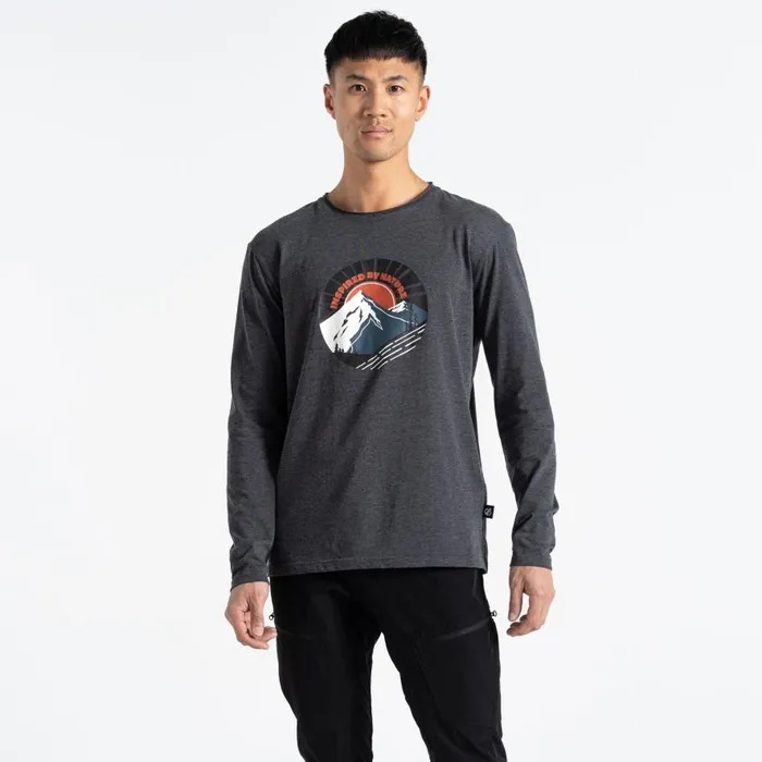 Dare 2b Stomping TShirt Charcoal Grey Marl Men Graphic TShirts