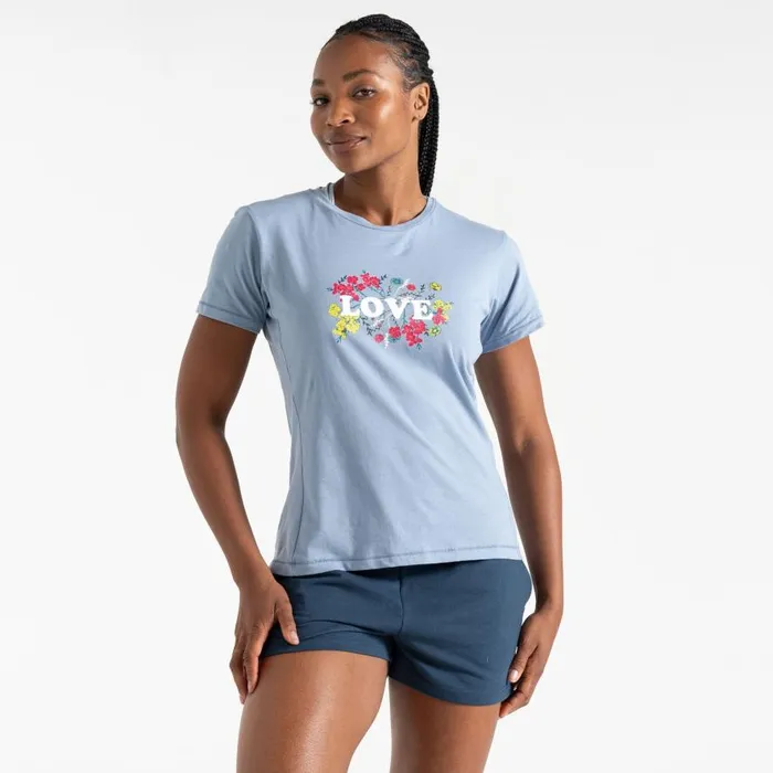Dare 2b Tranquility II TShirt Rainwashed Blue Women Graphic TShirts