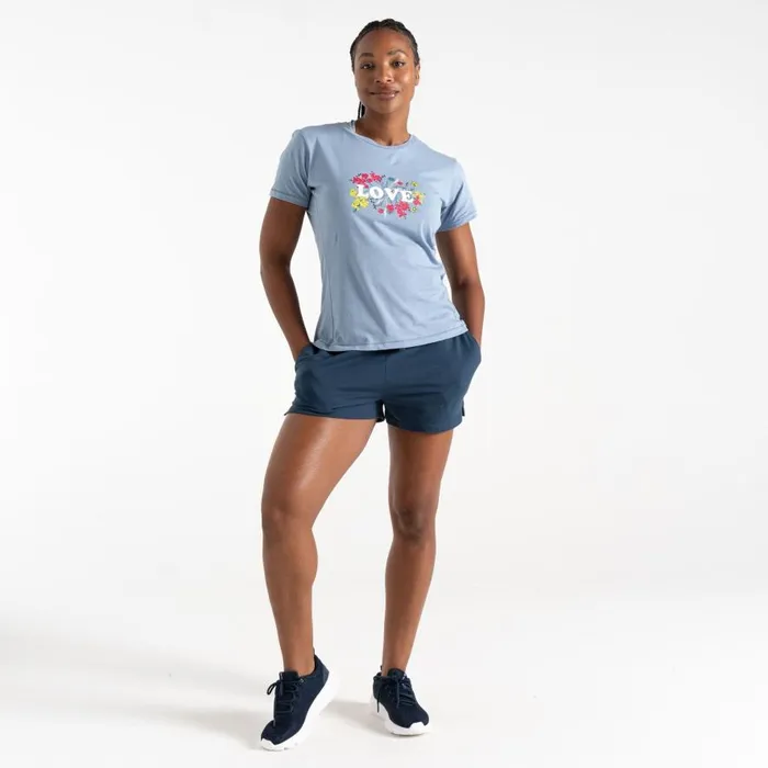Dare 2b Tranquility II TShirt Rainwashed Blue Women Graphic TShirts
