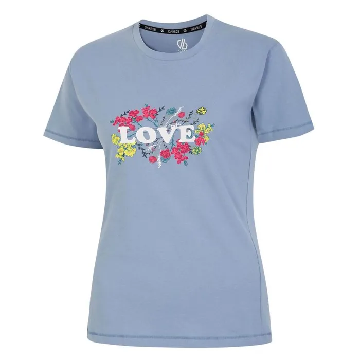 Dare 2b Tranquility II TShirt Rainwashed Blue Women Graphic TShirts