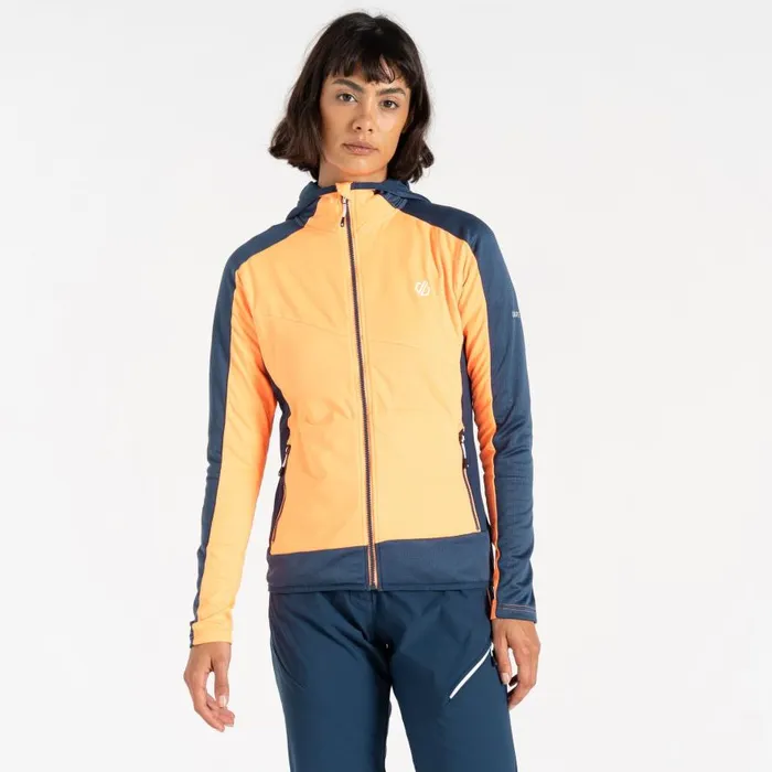 Dare 2b Traversing Core Stretch Midlayer Orange Moonlight Denim Women Midlayers