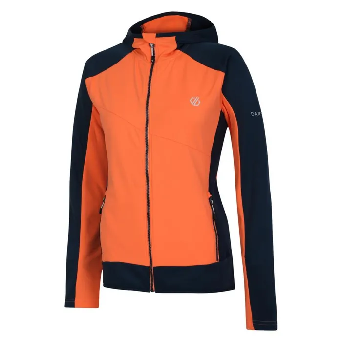 Dare 2b Traversing Core Stretch Midlayer Orange Moonlight Denim Women Midlayers