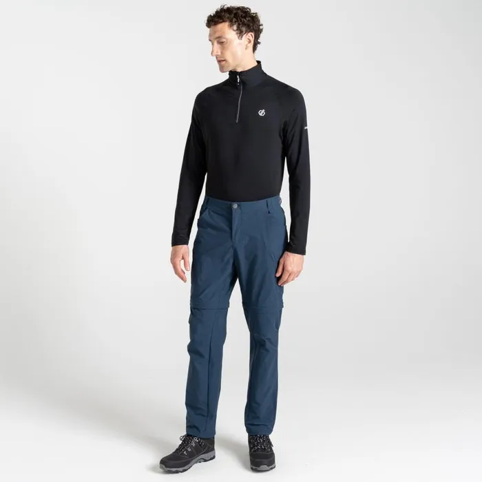 Dare 2b Tuned In II Multi Pocket Zip Off Walking Trousers Moonlight Denim Men Walking Trousers