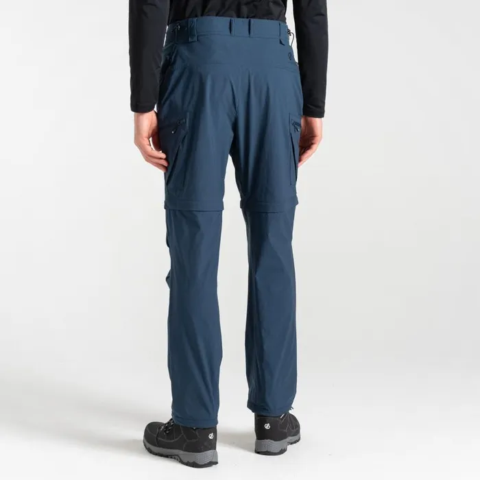 Dare 2b Tuned In II Multi Pocket Zip Off Walking Trousers Moonlight Denim Men Walking Trousers