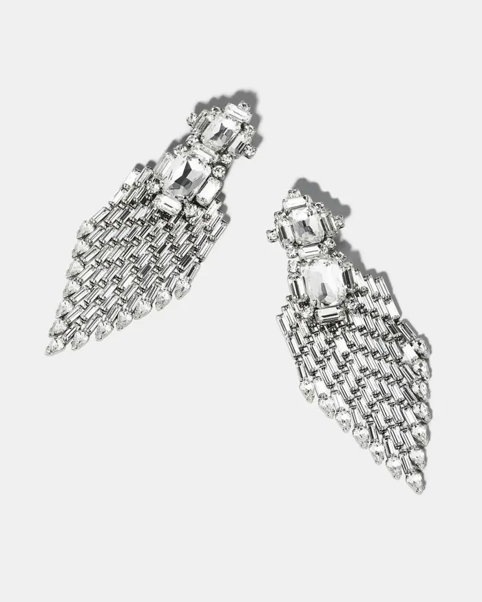 Deco Earrings Silver Women Aquazzura Jewelry