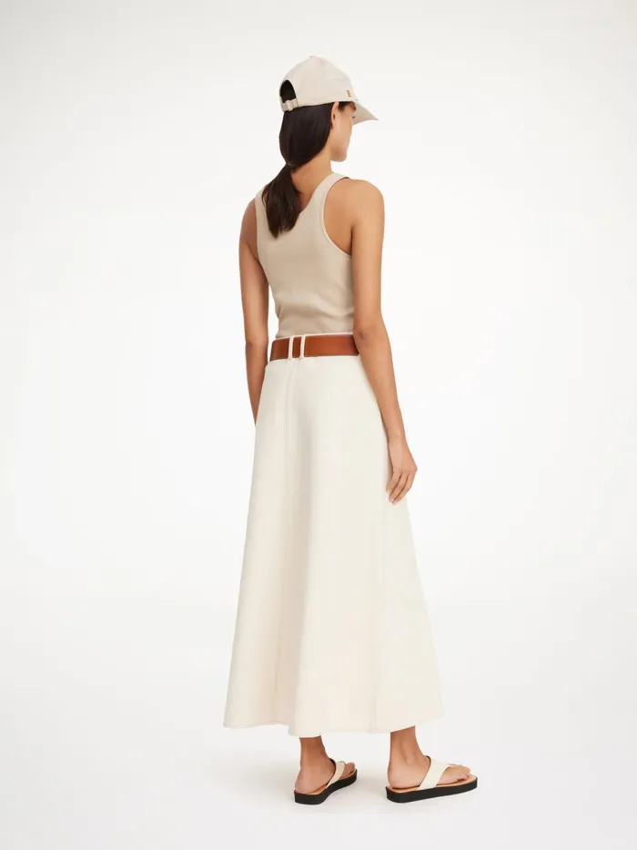 Denim Women By Malene Birger Carlas Denim Maxi Skirt Mojave Desert