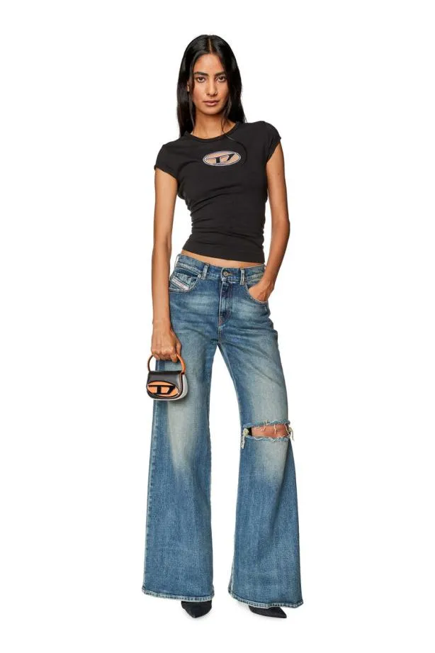Diesel 1dr Xs Blackorange Women 1DR Bags